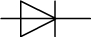 Standard symbol for diode